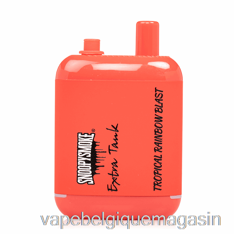 Vape Jus Snoopy Fumée Réservoir Supplémentaire 2 15000 Explosion Arc-en-ciel Tropical Jetable